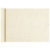 vidaXL Toldo para balcón HDPE crema 75x600 cm
