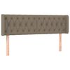 vidaXL Cabecero de tela gris taupe 163x16x78/88 cm