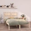 vidaXL Estructura de cama madera maciza 120x190 cm