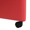 vidaXL Sillas de comedor 2 pcs Rojo 58 x 65 x 98 cm Cuero sintético
