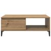vidaXL Mesa de Café Roble artisan 90 x 60 x 35 cm Madera contrachapada