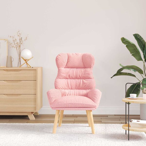 vidaXL sill&oacute;n Rosa 69 x 74 x 93 cm Tela Sherpa