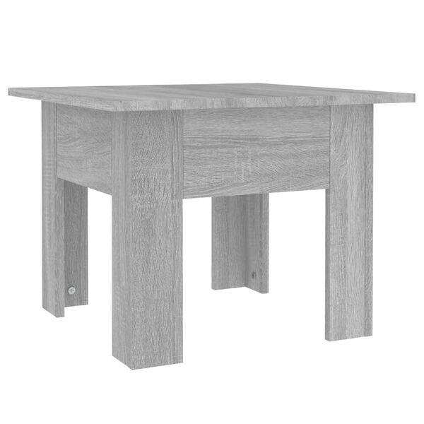 vidaXL Mesa de centro madera de ingenier&iacute;a gris Sonoma 55x55x42 cm
