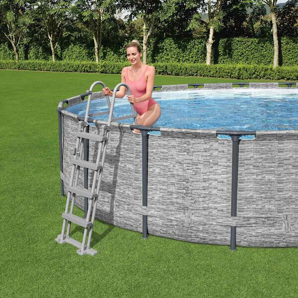Bestway Flowclear Escalera de piscina de seguridad 4 escalones 122 cm