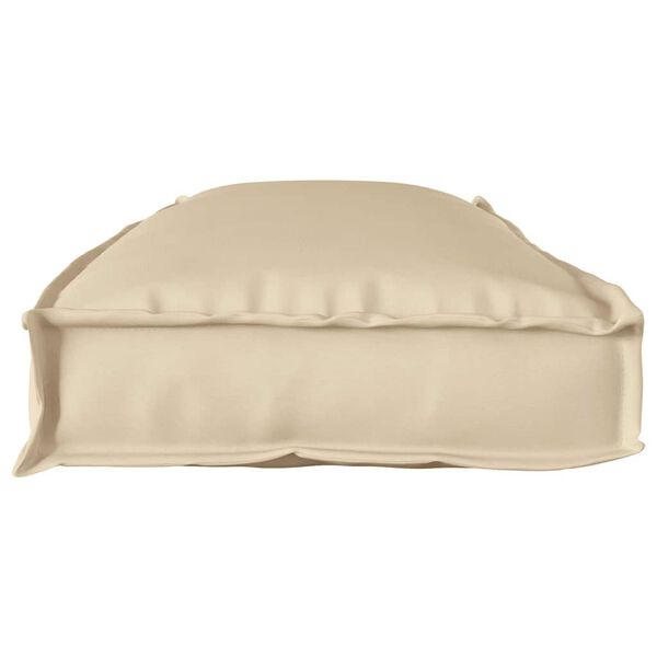 vidaXL Coj&iacute;n Beige 110 x 40 x 8 cm Tela Oxford