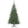 vidaXL &Aacute;rbol de Navidad con 150 LED con soporte Verde 120 cm PVC