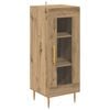vidaXL Vitrina Roble artisan 34 x 34.5 x 90 cm Madera de ingenier&iacute;a