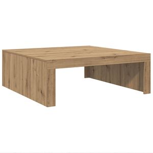 vidaXL Mesa de centro madera de ingenier&iacute;a roble artisan 100x100x35 cm