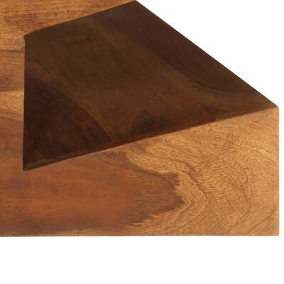 vidaXL Mesa de centro de madera maciza de sheesham 90x60x30 cm