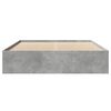 vidaXL Estructura de cama madera de ingenier&iacute;a gris hormig&oacute;n 150x200cm