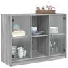 vidaXL Aparador madera de ingeniería gris Sonoma 102x37x75,5 cm