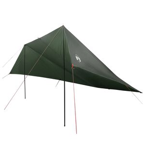 vidaXL Toldo para veh&iacute;culo con techo Verde ej&eacute;rcito 518 x 580 x 215 cm