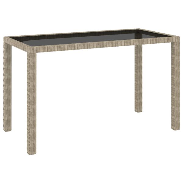 vidaXL Set comedor de jard&iacute;n 6 piezas y cojines rat&aacute;n sint&eacute;tico beige