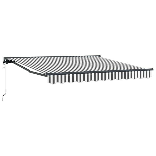 vidaXL Toldo Retráctil Antracita y 300 x 250 cm Poliéster y metal