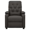 vidaXL Sill&oacute;n elevable tela gris oscuro