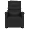 vidaXL Sill&oacute;n elevable cuero sint&eacute;tico negro