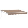 vidaXL Toldo retr&aacute;ctil Gris topo 3,5 x 2 m Poli&eacute;ster y metal