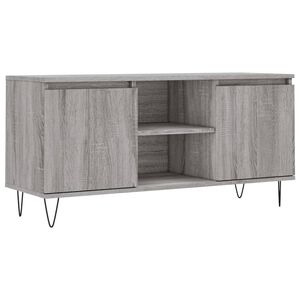 vidaXL Mueble de TV madera de ingenier&iacute;a gris Sonoma 104x35x50 cm