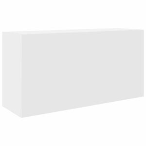 vidaXL Mueble de pared de ba&ntilde;o madera ingenier&iacute;a blanco 80x25x40 cm