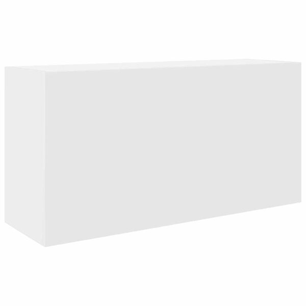 vidaXL Mueble de pared de ba&ntilde;o madera ingenier&iacute;a blanco 80x25x40 cm