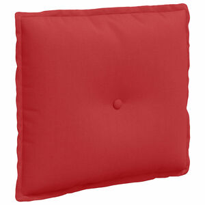 vidaXL Coj&iacute;n de Espalda Rojo 50 x 19 x 45 cm tela