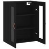 vidaXL Armario de pared negro 69,5x34x90 cm
