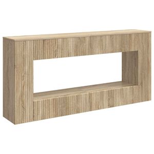 vidaXL Mesa Consola Roble Sonoma 155 x 29 x 74 cm Madera de ingenier&iacute;a