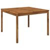 vidaXL Mesa de cena de jard&iacute;n Natural 110 x 108,5 x 75 cm