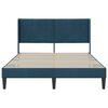 vidaXL Estructura de cama con cabecera Azul 120 x 200 cm Terciopelo