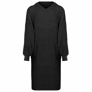 vidaXL Sudadera manta KINN Negro XL Algod&oacute;n