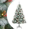 vidaXL &Aacute;rbol de Navidad artificial verde y 210 cm