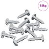 vidaXL Tornillo 13636 pcs Plateado M4 x 16 mm Acero