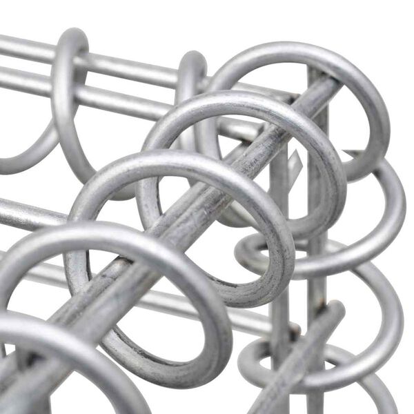 Pack De 6 Cestas De Gaviones De Acero Galvanizado – Tamaños Varios (25x25x50/100/150 Cm), Para Jardinería Y Muros