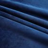 vidaXL Cortinas opacas ganchos 2 pzas terciopelo azul oscuro 140x245cm
