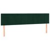 vidaXL Cama box spring con colch&oacute;n terciopelo verde oscuro 180x200 cm