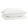 vidaXL Juego de edred&oacute;n 90% plum&oacute;n de ganso FULDA 2 pcs 155 x 200 cm