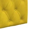vidaXL Cabecera Colgante Amarillo 130 x 55 x 7 cm Terciopelo