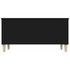 vidaXL Mesa de centro madera contrachapada negro 90x44,5x45 cm