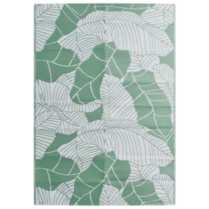 vidaXL Alfombra exterior ARAKIL PP verde 140x200 cm