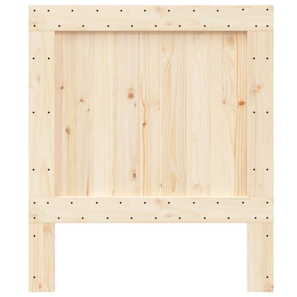 vidaXL Cabecero de madera maciza de pino 90x104 cm