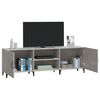vidaXL Mueble de TV madera de ingenier&iacute;a gris hormig&oacute;n 150x30x50 cm