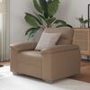 vidaXL Sill&oacute;n cuero sint&eacute;tico color capuchino 60 cm