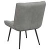 vidaXL Sill&oacute;n de relax terciopelo gris claro 64x74x84 cm