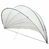 vidaXL C&uacute;pula para piscina 592 x 590 x 275 cm Gris y naranja