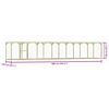 vidaXL Gallinero de madera de pino impregnada 1,5x9x1,5 m