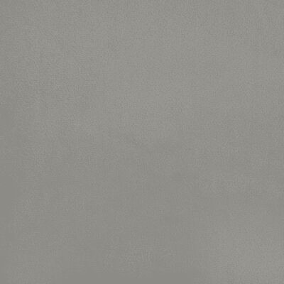 vidaXL Cama box spring con colchón terciopelo gris claro 200x200 cm