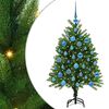 vidaXL &Aacute;rbol de Navidad con 150 LED con soporte Verde 120 cm PE
