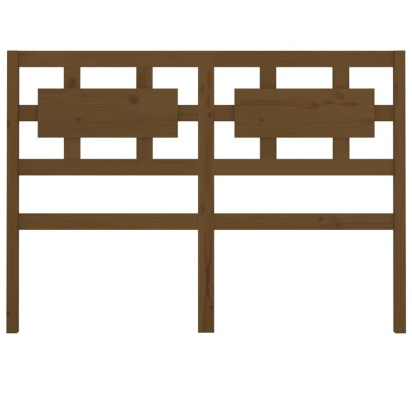 vidaXL Cabecero de cama madera maciza pino marr&oacute;n miel 165,5x4x100 cm