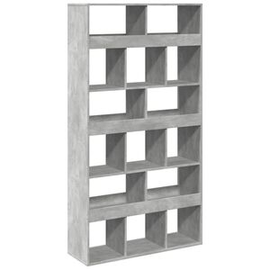 vidaXL Estanter&iacute;a madera de ingenier&iacute;a gris hormig&oacute;n 100x33x187,5 cm
