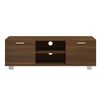 vidaXL Mueble para TV madera contrachapada marrón roble 120x40,5x35 cm